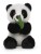 Pluszak panda z liściem bambusa 20 cm Uni-Toys