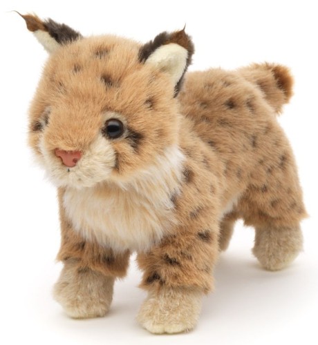 Pluszak ryś 23 cm Uni-Toys w cętkowanym umaszczeniu