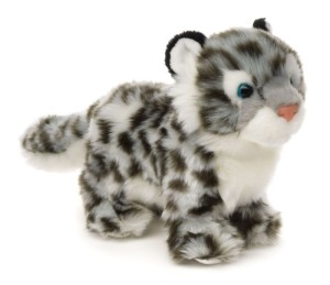 Pluszak pantera śnieżna 20 cm Uni-Toys biało-szara