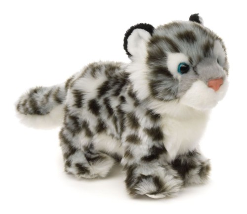 Pluszak pantera śnieżna 20 cm Uni-Toys biało-szara