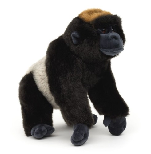 Pluszak goryl 22 cm Uni-Toys z ciemnym futerkiem
