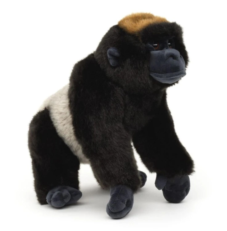 Pluszak goryl 22 cm Uni-Toys z ciemnym futerkiem