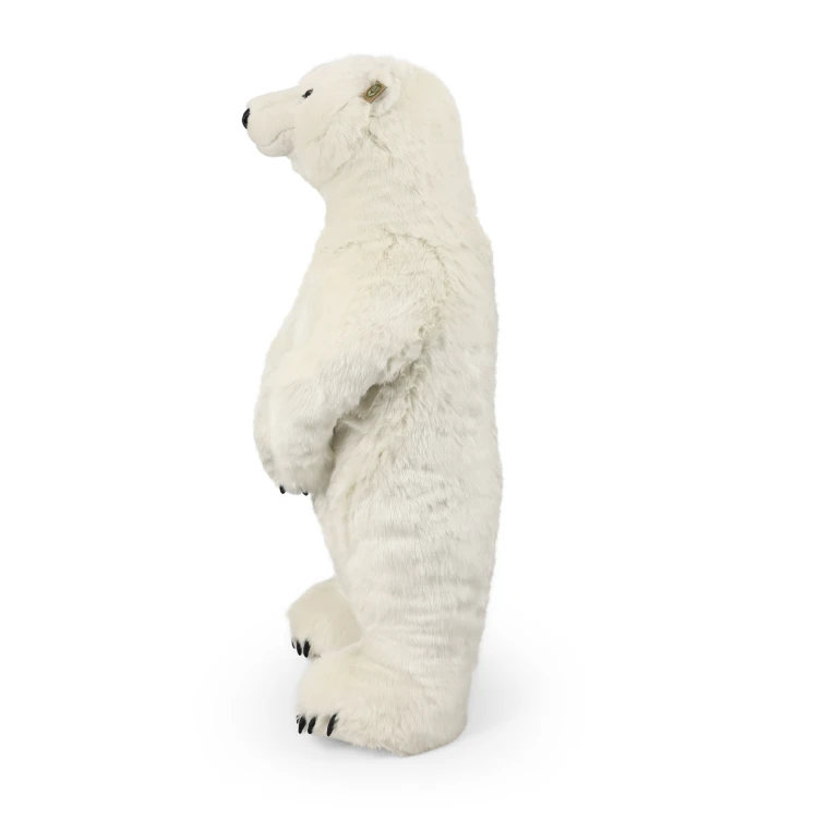 Pluszak niedźwiedź polarny 100 cm z czarnymi pazurami