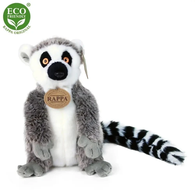 alt="Pluszak lemur Eco Friendly Rappa – realistyczna maskotka idealna na prezent"