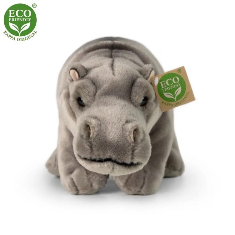 alt="Maskotka hipopotam Rappa Eco Friendly – ekologiczny pluszak z certyfikatem CE"
