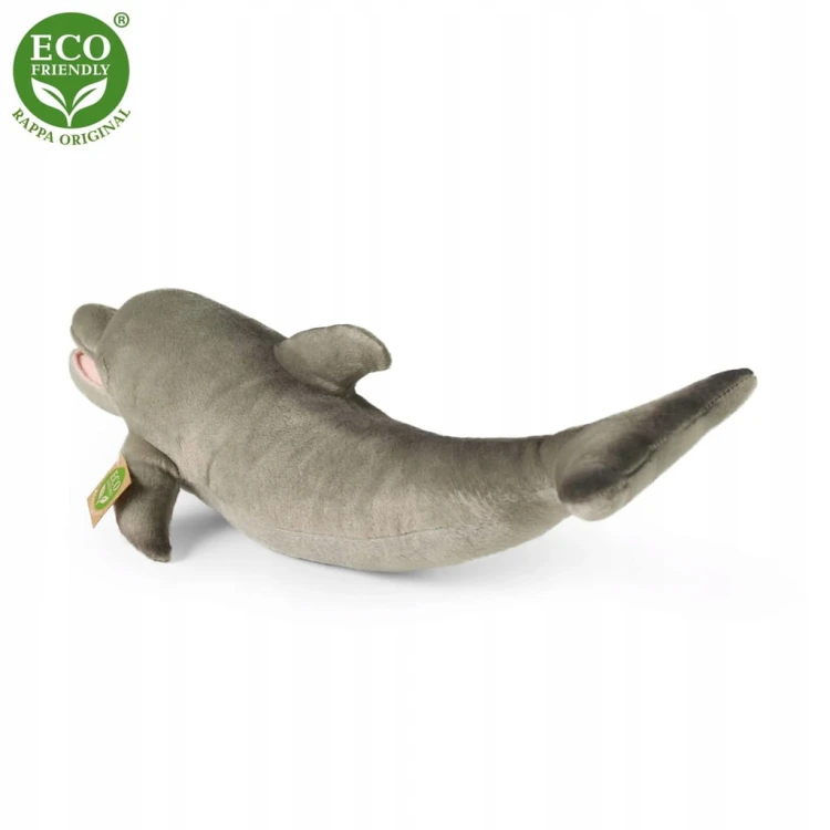 alt="Delfin Rappa 40 cm – realistyczna maskotka o miękkim, morskim uroku"
