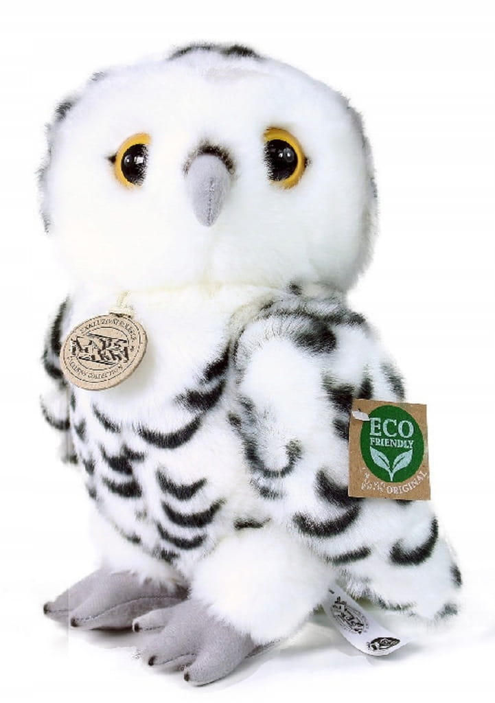 Pluszak maskotka Sowa Biała Eco Friendly 25cm