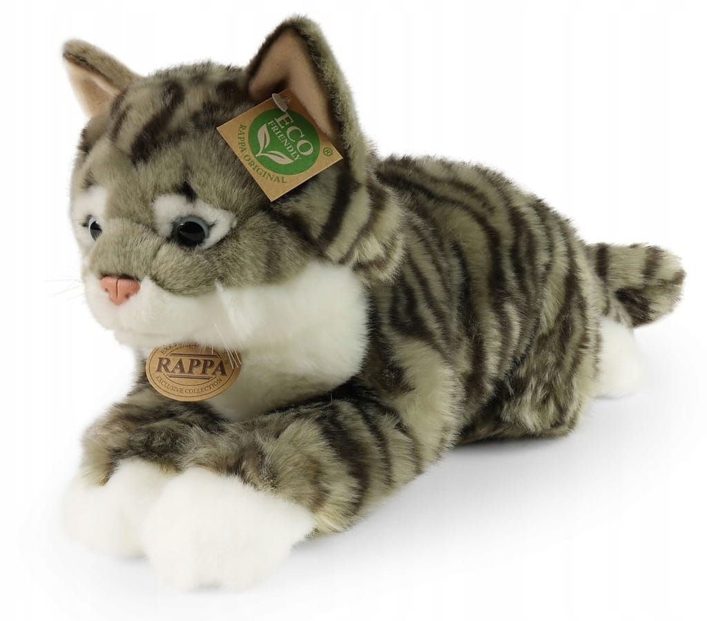 Pluszak kot pręgowany Eco Friendly Rappa 40 cm 