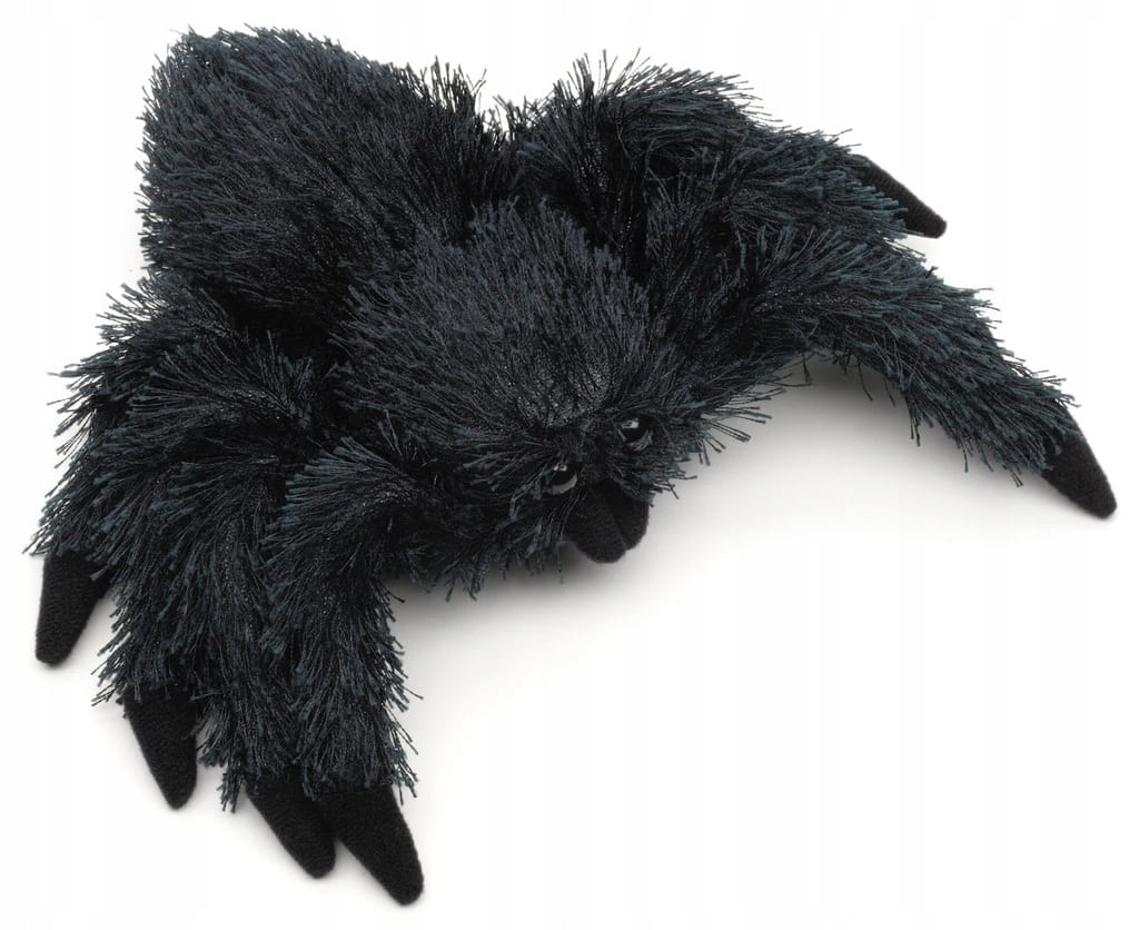 Pluszak pająk czarny (tarantula) Eco Friendly Uni-Toys 15 cm 