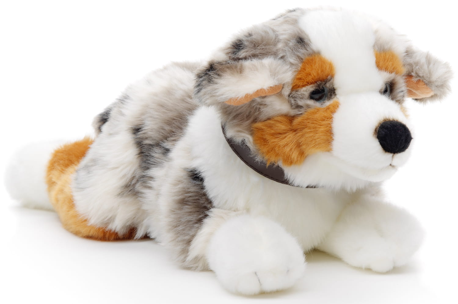 Pluszak Pies Owczarek australijski Uni-Toys z obrożą 40 cm