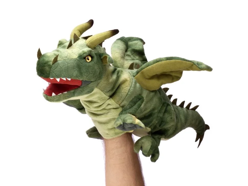 Pacynka pluszak smok Uni-Toys 47 cm