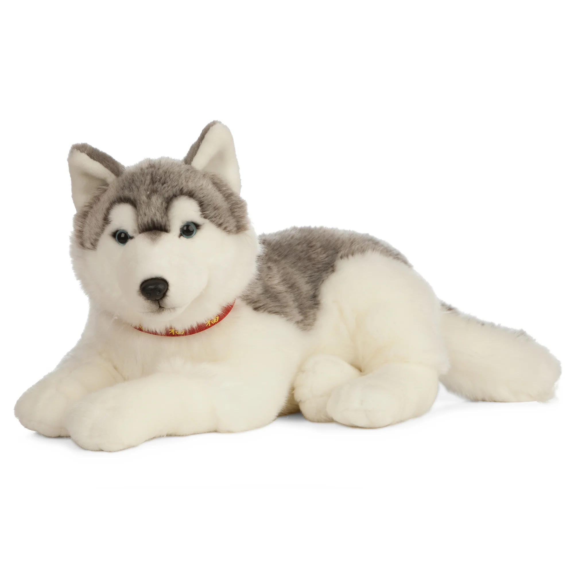 Pluszak pies Husky z obrożą 60 cm XXL Living Nature