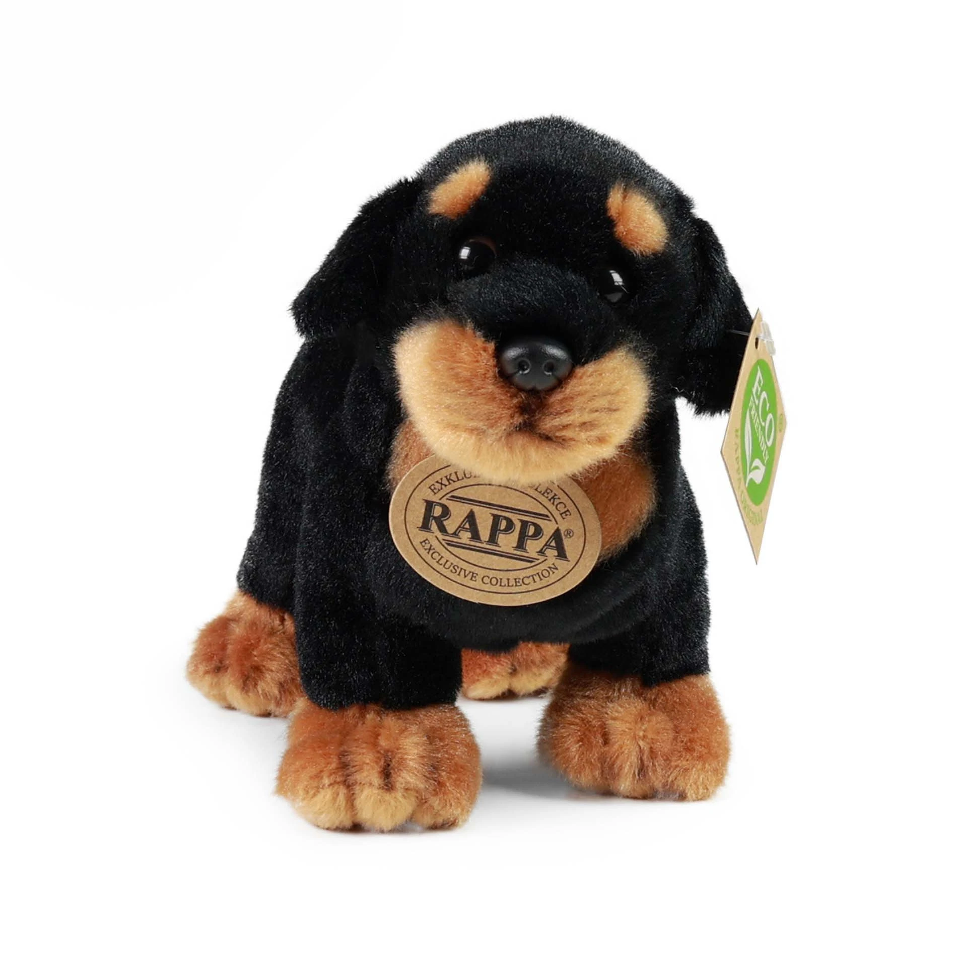 Pluszak pies szczeniak Rottweiler Rappa 18 cm