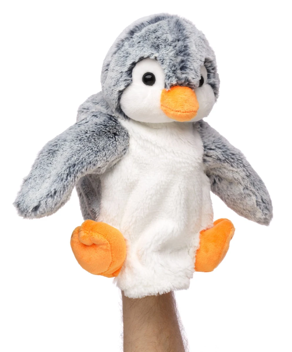 Pluszak pacynka pingwin Uni-Toys 23 cm