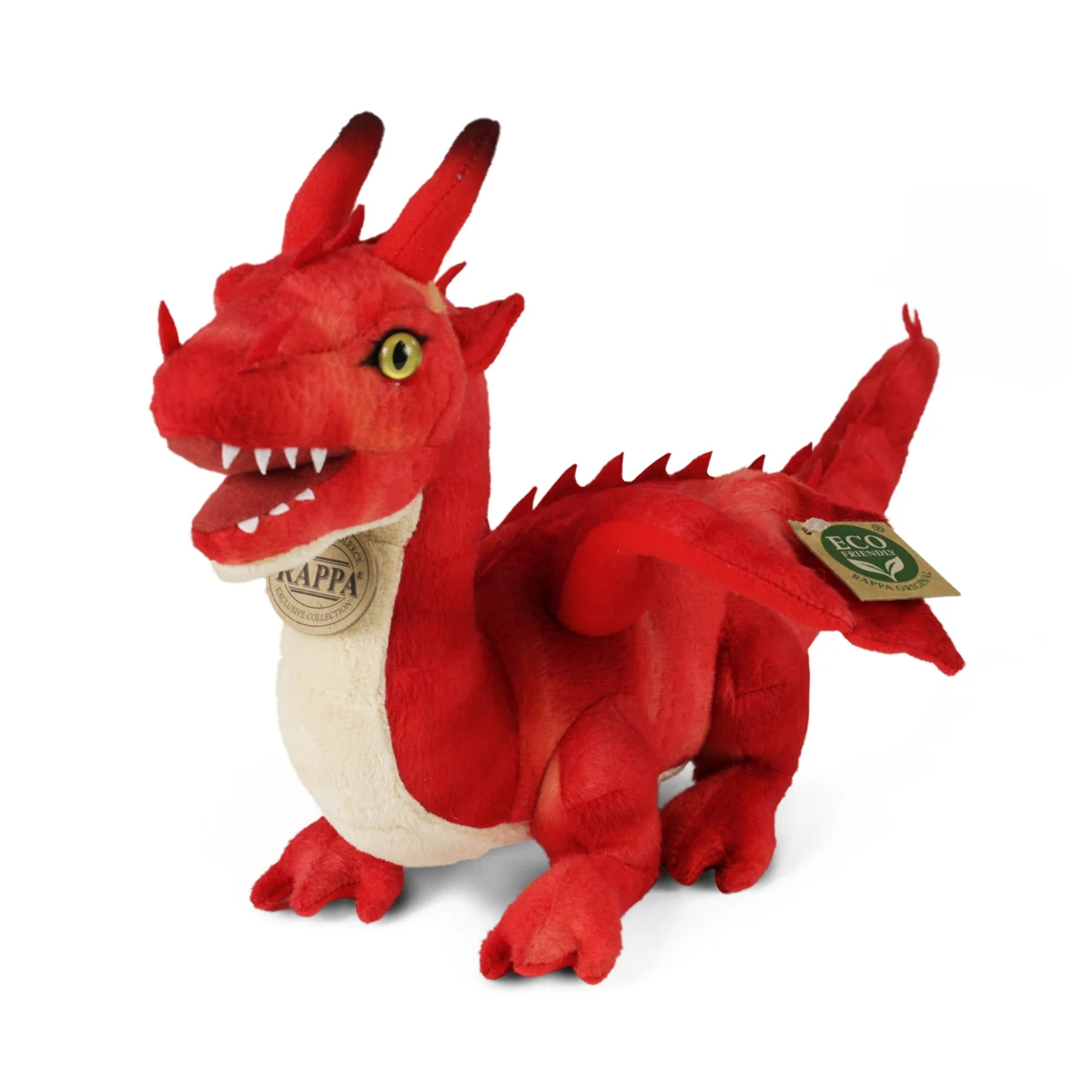 Pluszak smok czerwony 40 cm Rappa